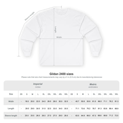Long Sleeve Tee - Social Anxiety and Low Battery Design
